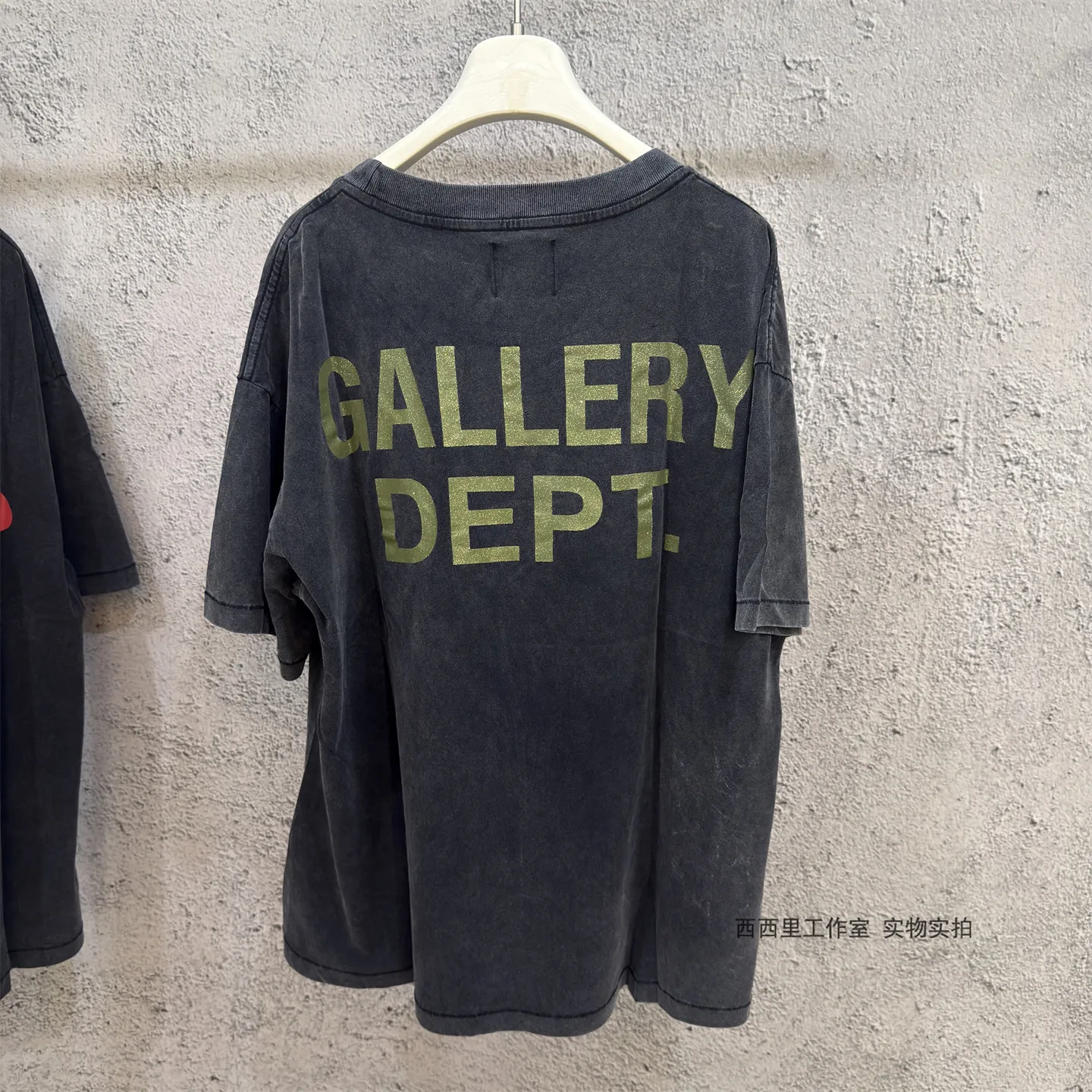 GALLERY DEPT 2026 limited edition washed water retro old skull letter print T-shirt