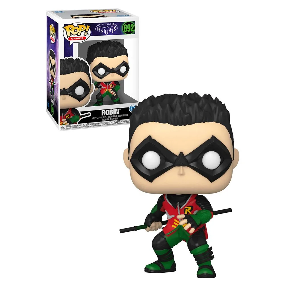 Funko POP Games Gotham Knights # 892 Виниловые фигурки Робина, игрушки, коллекционные куклы, игрушки, подарки для детей