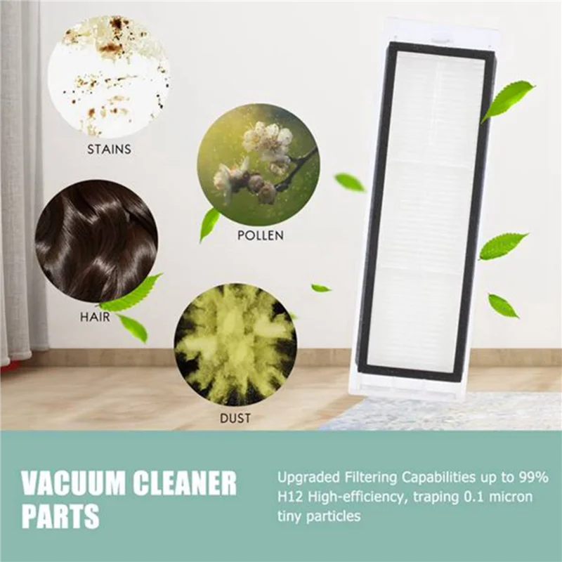 

ABRS-2 Set Replacement Spare Parts For Dreame Bot L10 Prime / L10S Pro / L10 Pro Robot Vacuum Main Side Brush Hepa Filter Mop
