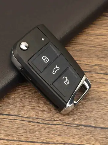 SilKY Keyless Go/Half Smart For VW 좌석 골프 7 MK7 Touran Polo Tiguan 434MHz MQB48 칩 플립 원격 자동차 키 HU162t/HU66 Blad