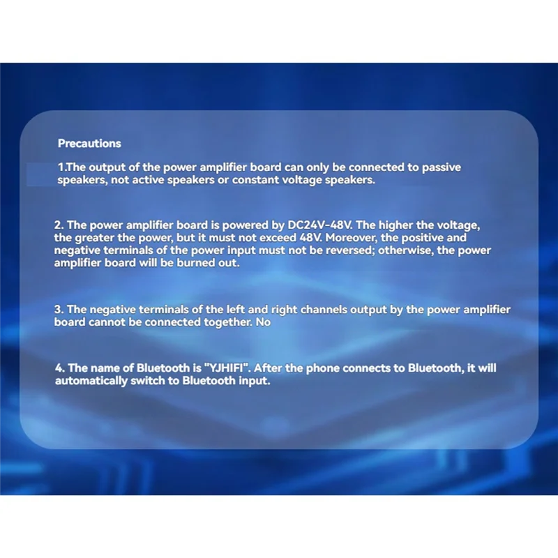 A13E-TPA3255 Amplifier Board HIFI 2.1 Channel QCC3084 Bluetooth 5.4 Power Amplifiers 150Wx2w+300W Amplificador - Image 4