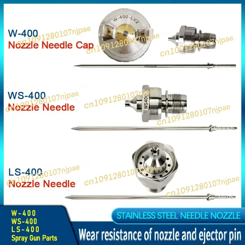 W-400 WS-400 LS-400 Air Power Spray Parts Kit Nozzle Aircap Set Accessories For Original Japan Anest Iwata Parts