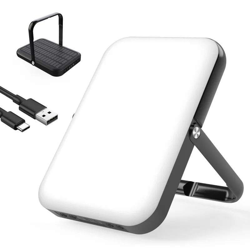 

Solar large-capacity 30000mAh outdoor camping light, color temperature adjustment