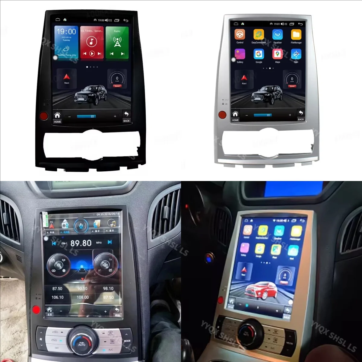 Pour Hyundai Rohens Genesis coupé Android écran 2008 - 2013 voiture Auto Radio multimédia lecteur vidéo PX6 Carplay