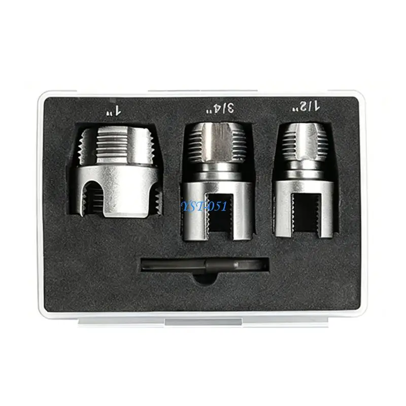 E15A Professional Alloy Metal Pipe Thread Taps & Dies Accuracy Engineered Pipe Thread Cutter Tool for Water Pipe