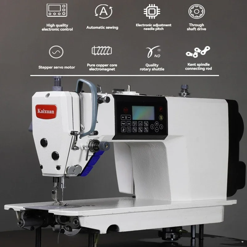 Touch screen stepper Automatic computer flat sewing machine, household high-speed flat sewing machine