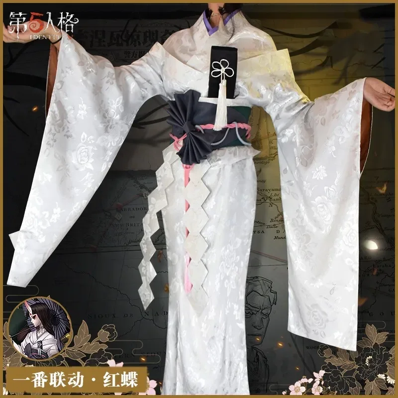 Anime Game Identity V Cosplay Costume Supervisor Michiko Cos Costumes Woman Rashomon Party Halloween Kimono Clothes Full Set