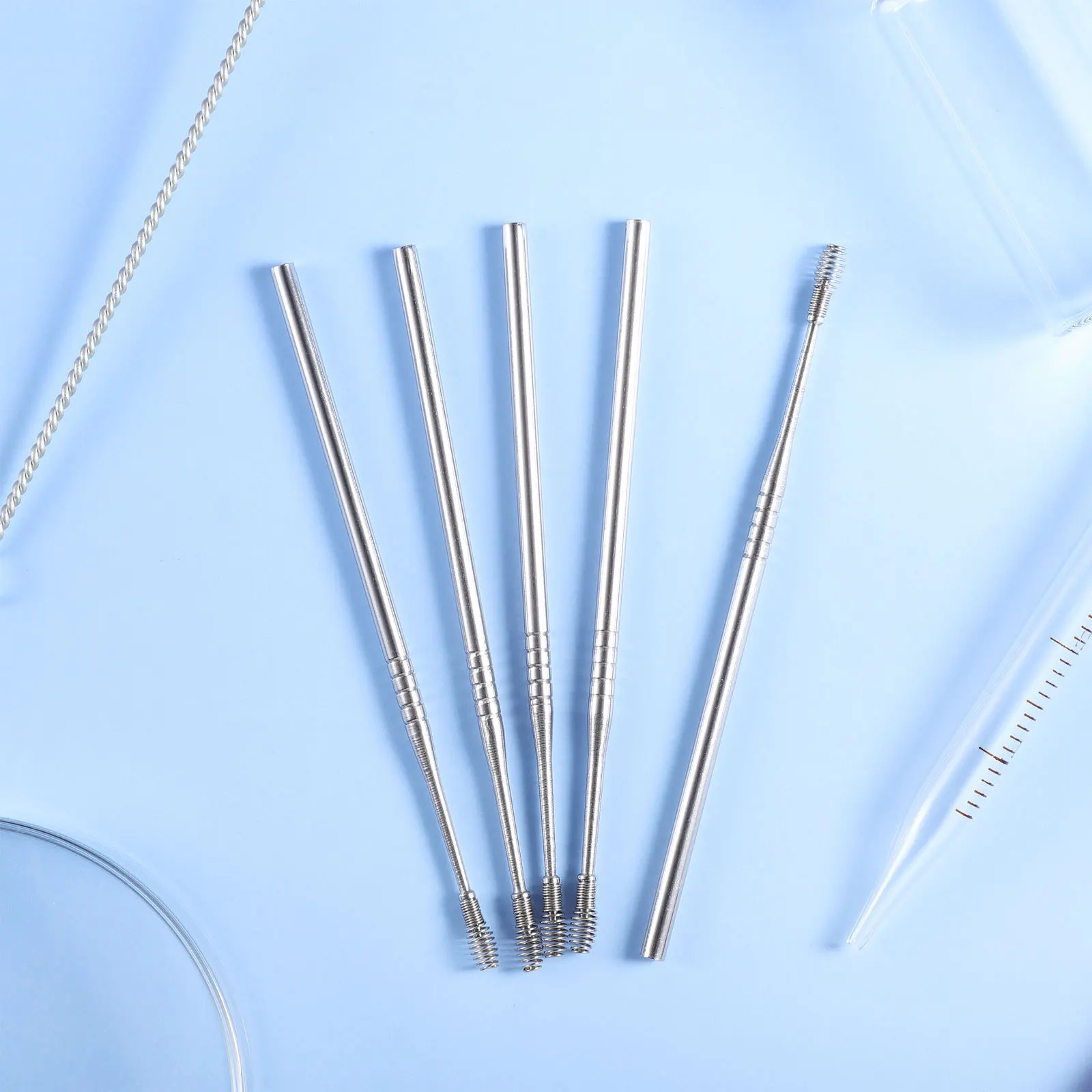 

5Pcs Ear Cleaning Picks Fully Polished Stainless Steel Safe for Ears No Irritation Or Scratching Ear Tool Earwax Removal Tools