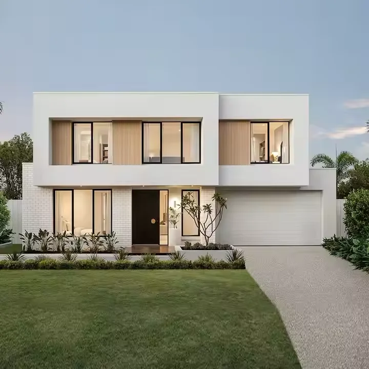 Fast Assembly Modern Light Steel Prefab Villa with Bedroom Kitchen Bathroom & Living Room for Family Hotel or Airbnb Use