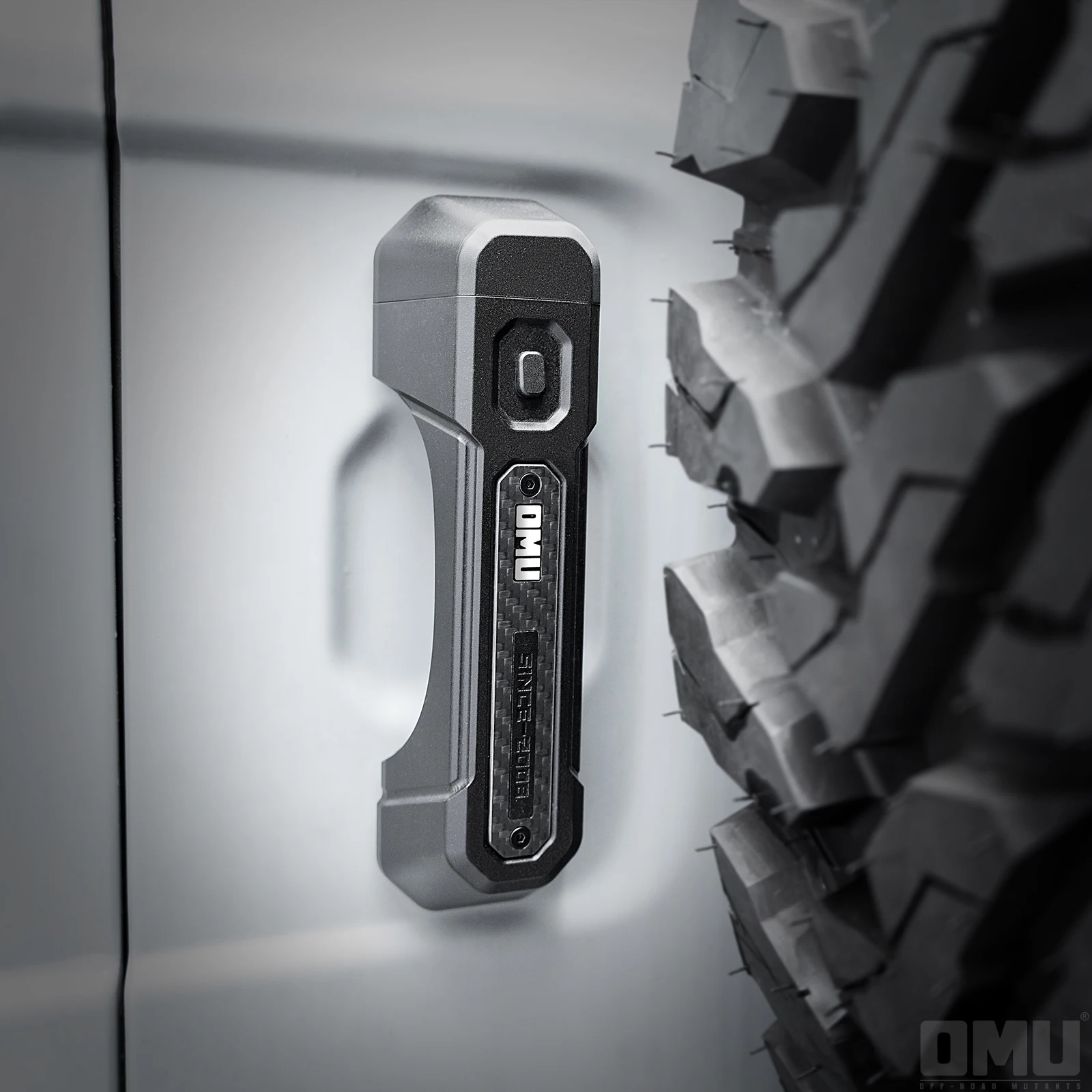 OMU009 Door Handle For Jeep Wrangler JL 2018+ Black 4 Door Aluminum 5PCS/Set