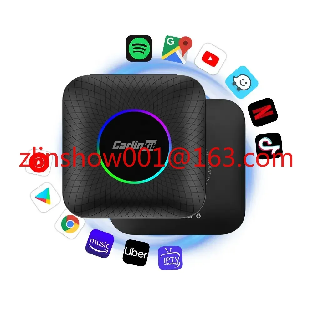 CarPlay Ai Box android 13 tbox Led ambient Wireless CarPlay android auto adpater 8GB 128GB carplay box with android app