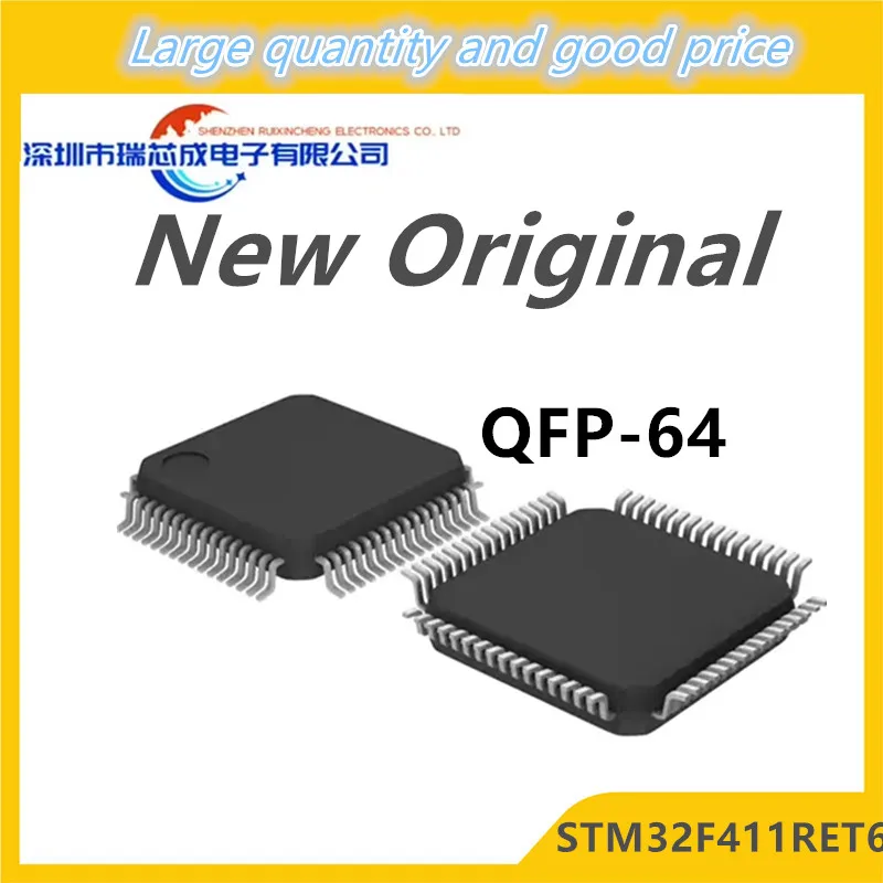 (1piece)100% New STM32F411RET6 STM32F411RCT6 STM32F412RET6 STM32F411 RET6 RCT6 STM32F412 RET6 QFP-64 Chipset