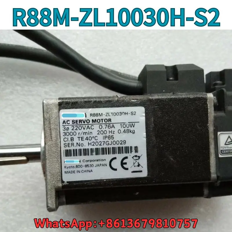 

Used Motor R88M-ZL10030H-S2 test OK Fast Shipping