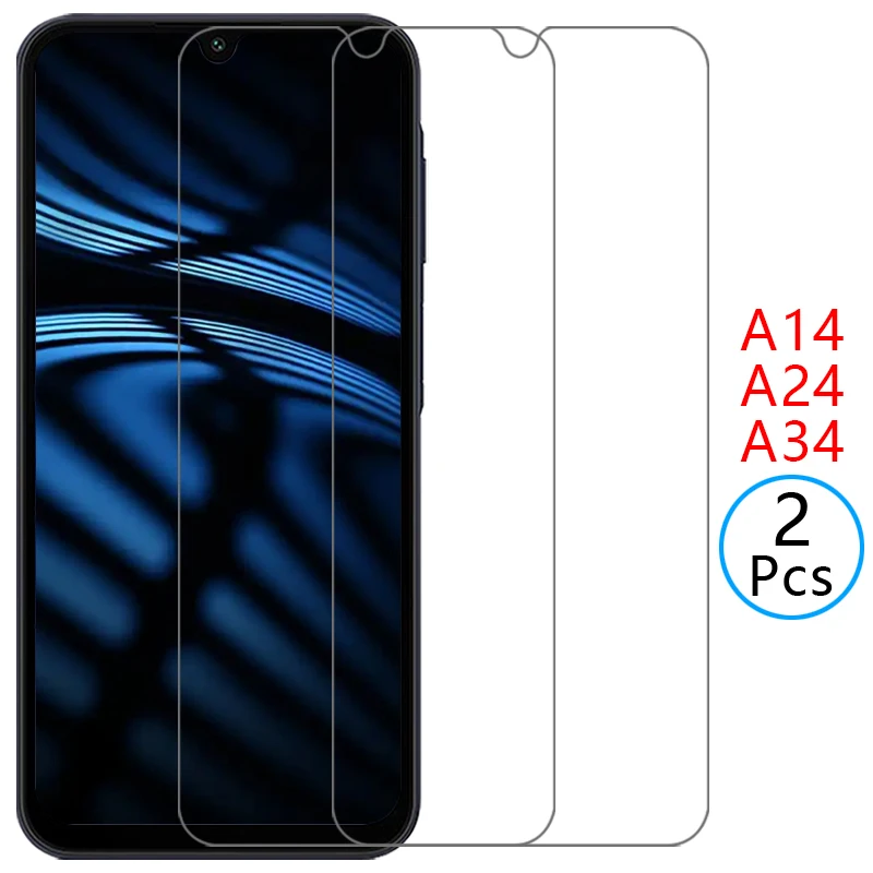 tempered glass for samsung galaxy a14 a24 a34 phone case on a 14 24 34 14a 24a 34a 5g 4g back cover 360 samsumg galxy samsunga34