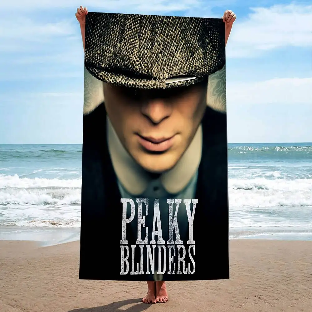 P-Peaky Movie B-Blinders TV Anime Beach Swimming Towel Soft Absorbent Washcloth Children's Gifts for Kids Travel Camping Gym