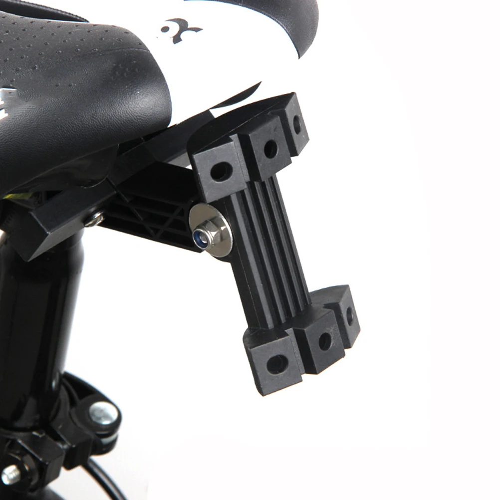 

Double Kettle Extension Holder Cage Adapter Rack Water Bottle Cage Adapter For Bike Handlebar Saddle Seatpost (Black)