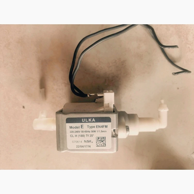 Suitable for Coffee Machine Electromagnetic Pump Water Pump Jiayin Technology ULKA Type EN4FM (56W) Second-hand