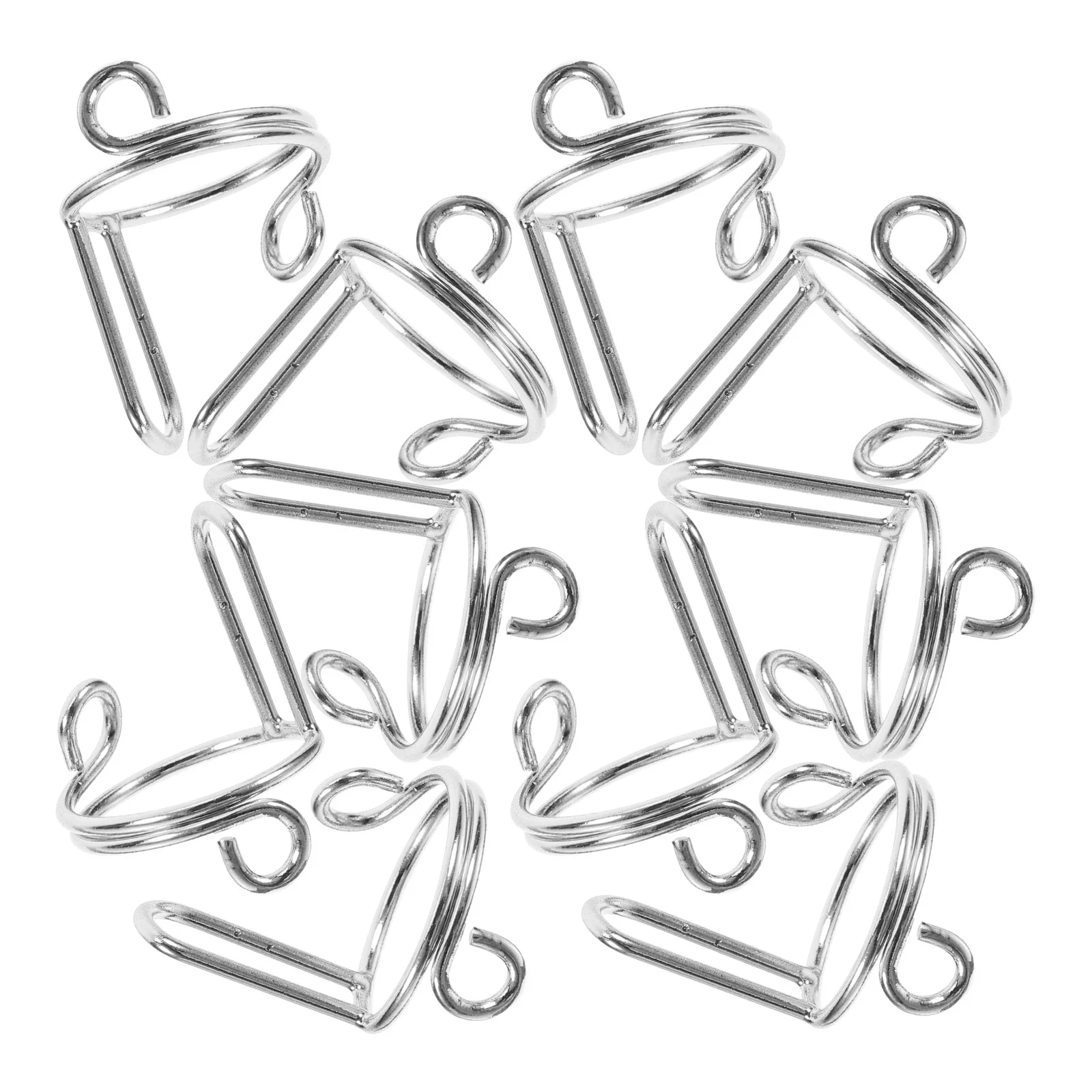 

10pcs Nail Rings Adjustable Fingernail Rings For Women Reusable Detachable Manicure Art Tools Ring Decor Nail Accessories Finger