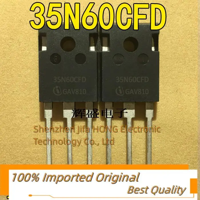 10PCS/Lot   35N60CFD SPW35N60CFD 35A 600V MOSFET TO-247  Imported Original Best Quality