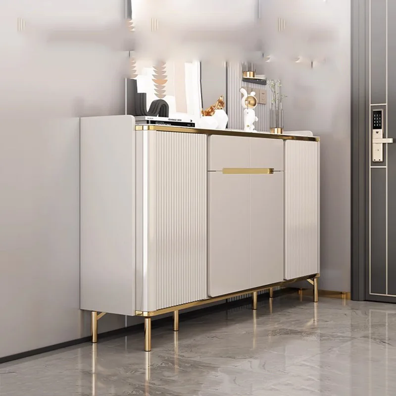 Italian Luxury Shoe Cabinet Designer Vertical Modern Living Room Display Shoe Shelf Cupboard Storage Zapatero Salon Furniture