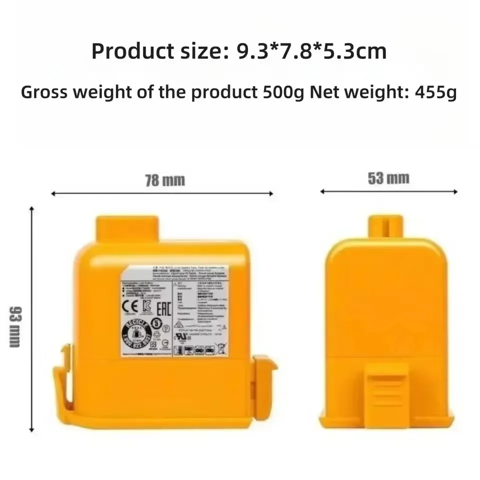 25.2V 5000mah for LG A9, A9 PLUS A905M A907GMS EAC63758601 A905RM vacuum cleaner battery