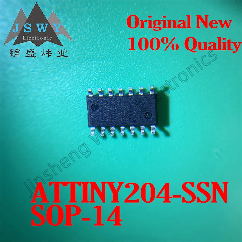 

(5/20 pieces) ATTINY204-SSN TINY204-N SOP-14 Low Power 8-bit AVR Microcontroller Brand New Original Stock Fast Shipping
