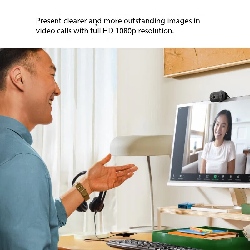 100%Original Logitech Brio 95 Full HD Webcam Video Conferencing Live Camera Video Calls Computer Laptop Camera with Microphone