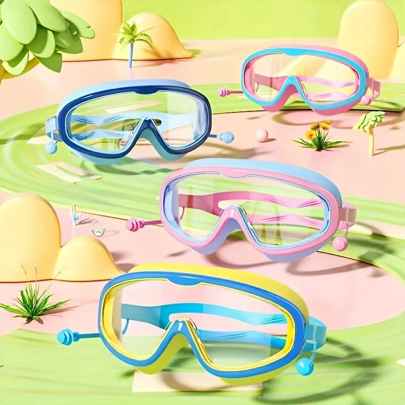 Large Frame Swim Goggles, UV Protection 4
