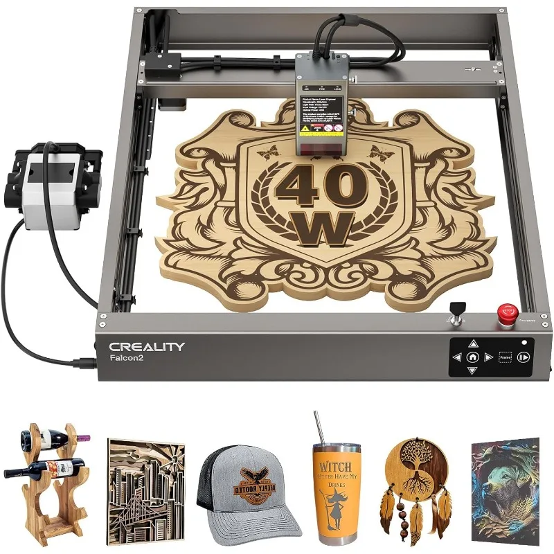 2025  Laser Engraver 40W Output DIY Laser Cutter and Engraver Machine for Metal and Wood, Paper, Acrylic, Glass, Leather