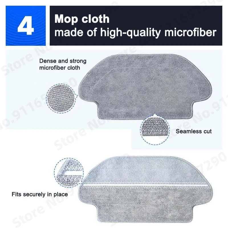 For Xiaomi Mijia Robot Vacuum Mop 2S 3C Mi Robot Vacuum Mop P Mop Cloths Main Side Brush Filter XMSTJQR2S STYJ02YM Accessories