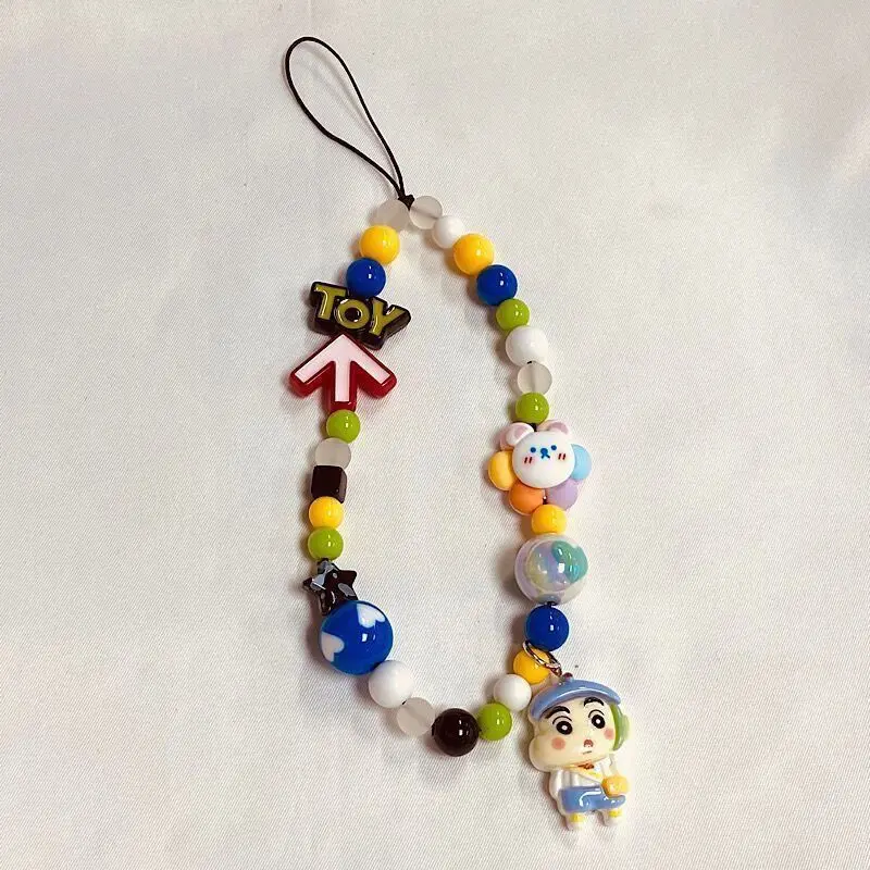 새로운 크레용 신짱 만화 크리 에이 티브 카와이 페르시 휴대 전화 체인 맞춤형 귀여운 애니메이션 주변 장치 배낭 펜던트 선물