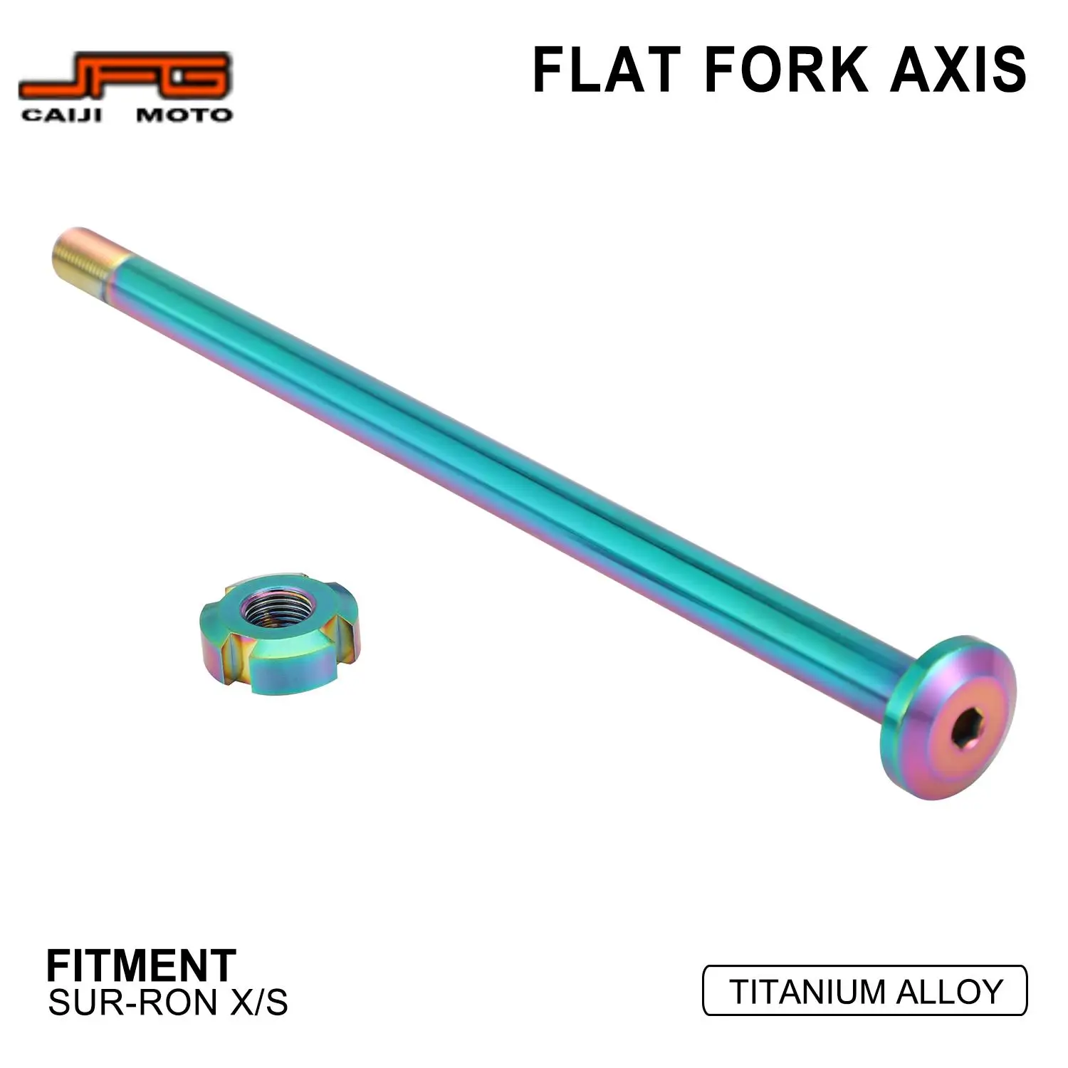 

Funparts Motorcycle Flat Fork Axis For Surron Lightbee X/S Electric Dirt Bike Titanium Alloy