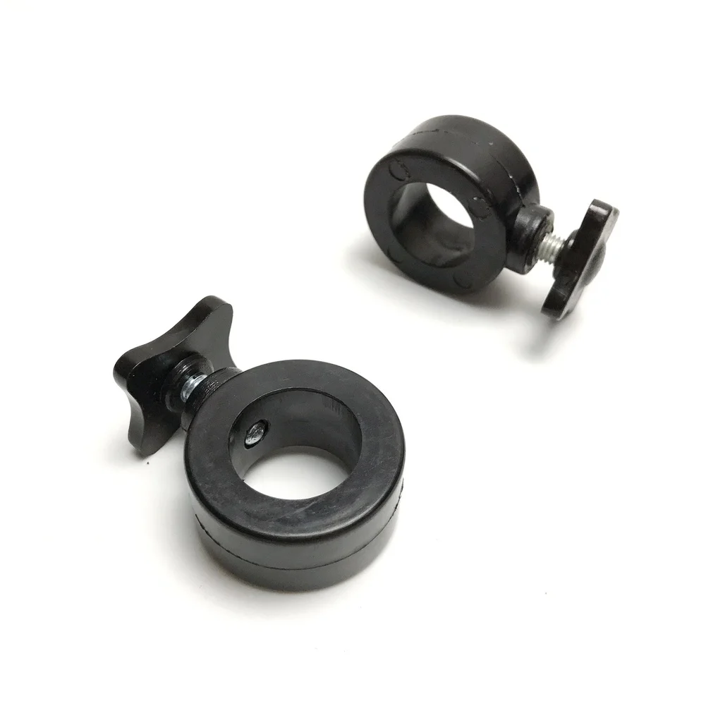 25mm Black Plastic Locking Ring For Outdoor Umbrella Shade Pole Bracket Column Positioning Ring Lock Fixed Snap Ring