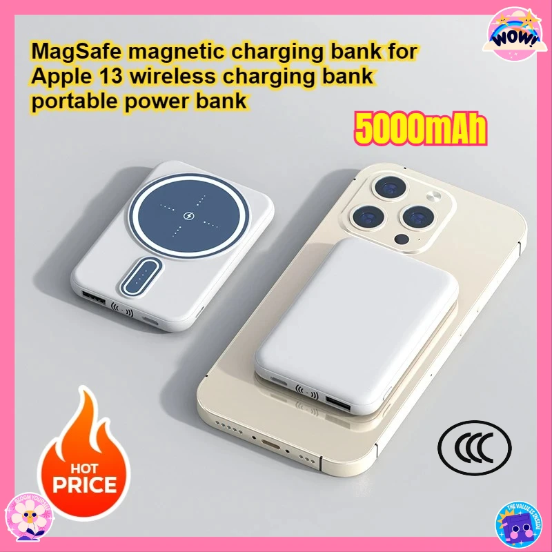 

5000mAh 22.5W Portable Charger Fast Charging External Battery Power Bank