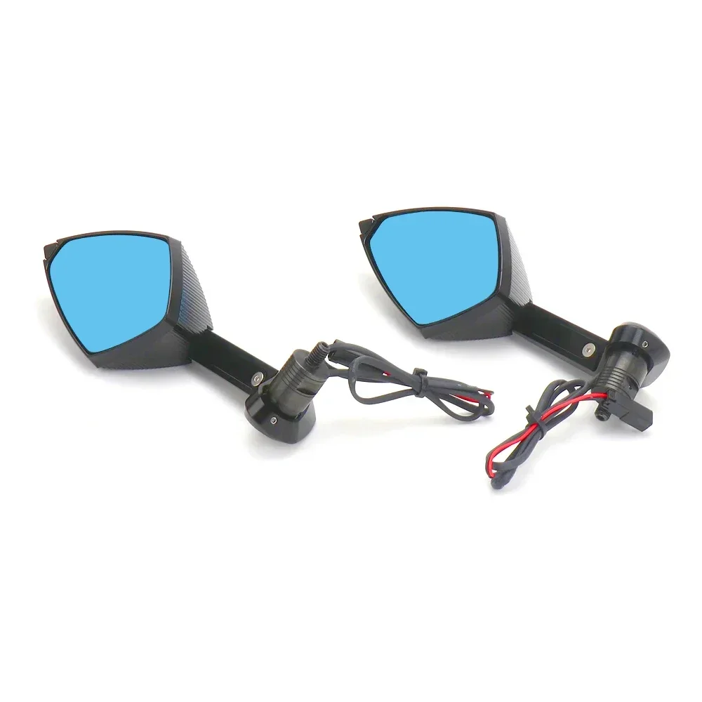 New For Ducati Streetfighter V4 STREETFIGHTER V4 Side Mirrors With LED Turn Signal Indicator Motorcycle Rearview Mirror