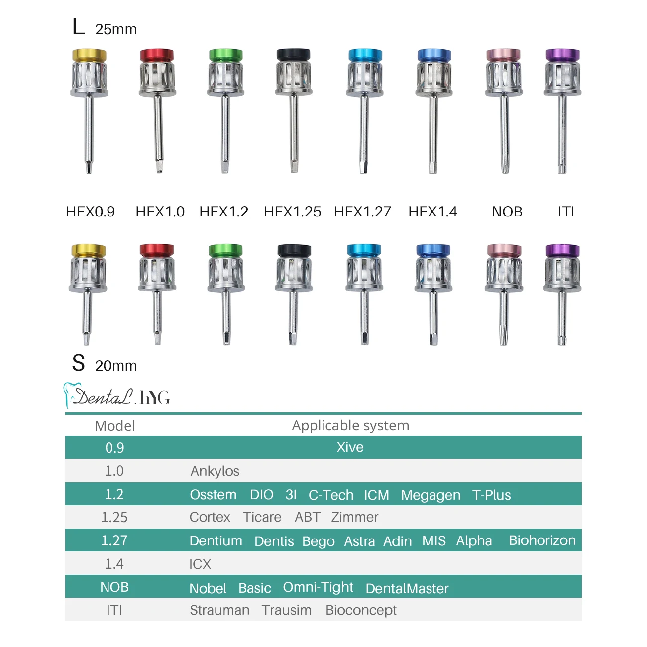 1Pc Dental Universal Implant Torque Screwdrivers Wrench Dental Implant Restoration Tool 10-70NCM