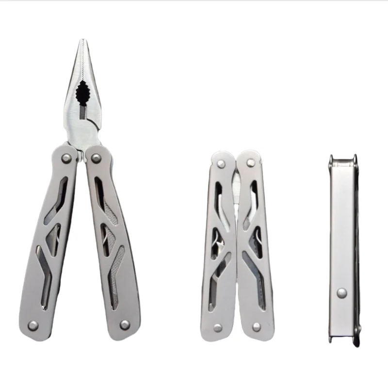 Stainless Steel Multifunctional Pliers Outdoor Small Knife Combination Folding Car Convenient Tool with Batch Head Knife Pliers