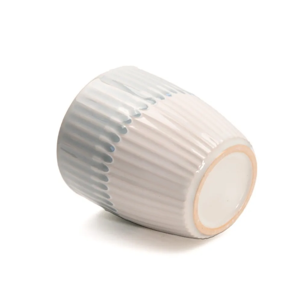 Ceramic coffee cup 220ml kiln change small fresh flow glaze hand holding water cup household tasting cup