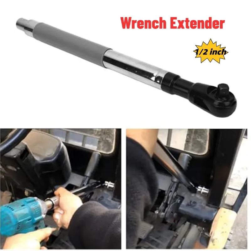 

High Torque Wrench Extender Tool: Slim Design For Tight Spaces Quick And Change Electric Ratchet Wrench Chain Drive Wrench