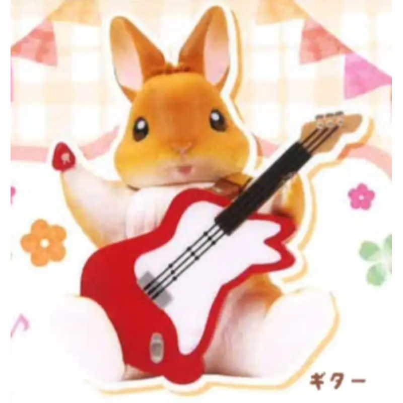

Bandai Original In Stock Japanese Qualia Gashapon Capsule Toy Veryberry Happy Band Mascot Rabbit Gift series Model Ornaments