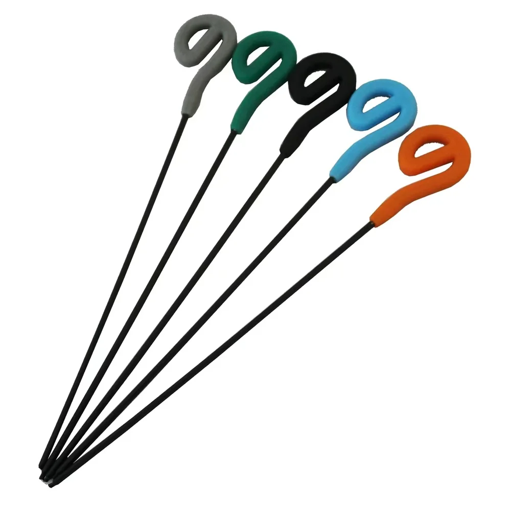 NONE Silikon-Reibschlägel, grün/blau/grau/orange/schwarz, Gong-Schlägel, Meditation, Wal-Sound, Flumi-Gong-Zubehör, Perkussion