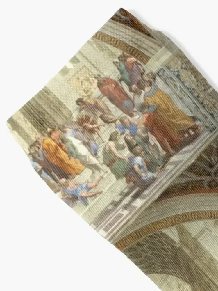 School of Athens by Raphael Socks valentine gift ideas soccer anti-slip FASHION anti slip football Socks Woman Men's