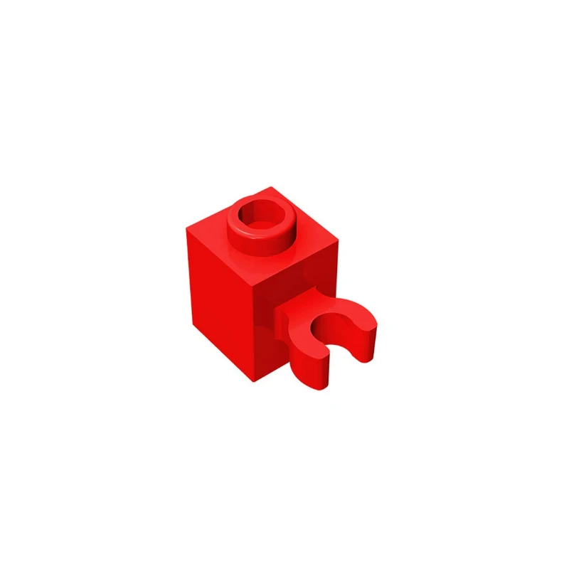 55pcs MOC compatible 60475 building block parts 30241 1x1 with connecting horizontal clamp brick DIY children's toy