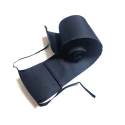 NooNRoo 100% Cotton Bag for fly rod blank 4 section fly rod bag Black color cloth high quality Fly Fishing Rod bag 32.8g