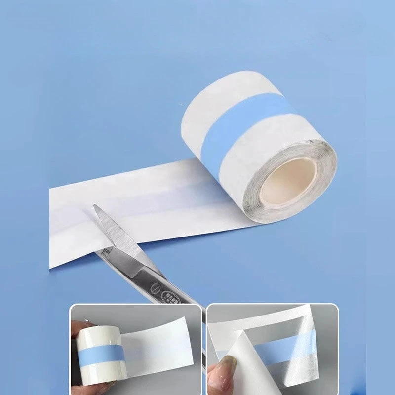 5 لفات من الضمادات الشفافة والقابلة للتمدد - مثالية للسباحة والاستحمام والعناية بالوشم، لاصق آمن بأنماط شبكية