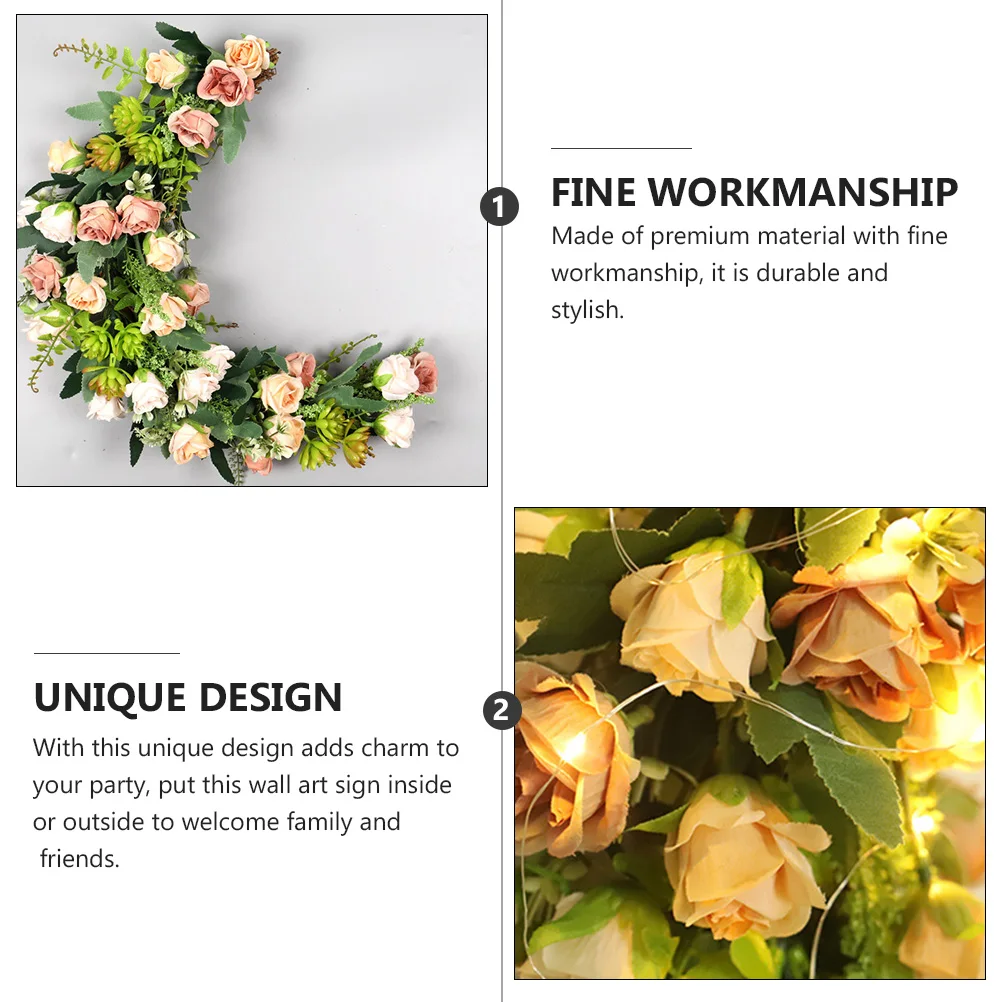 

Artificial Rose Decor Stylish Wedding Party Garden Balcony PendantFlower Flower Pendant Vine Ornament Household