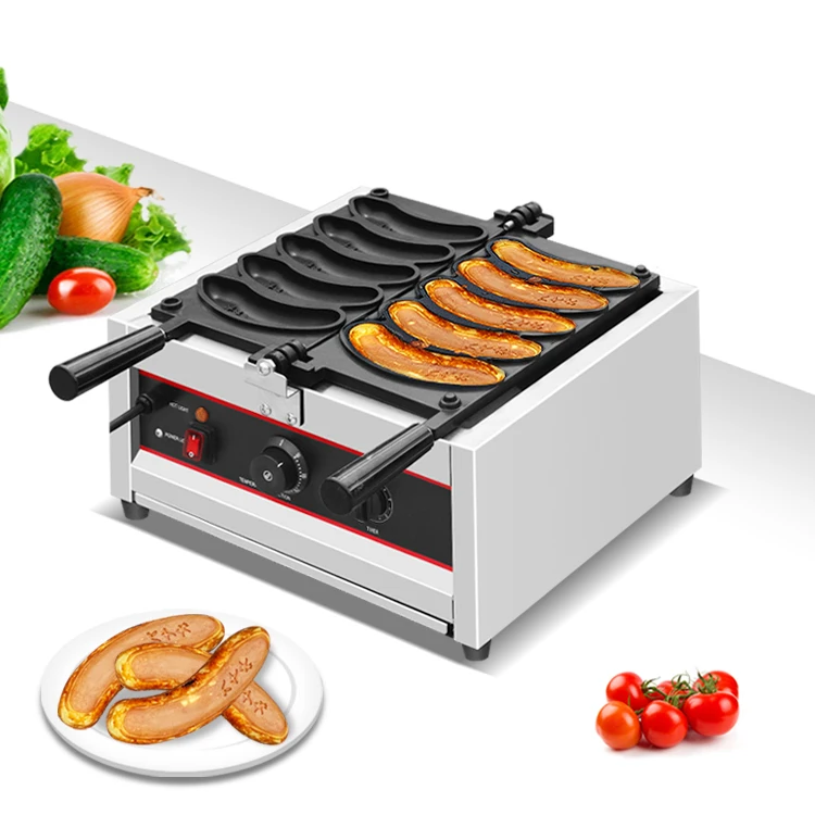 Popular 32-hole non-stick commercial red bean cake machine, burger waffle machine