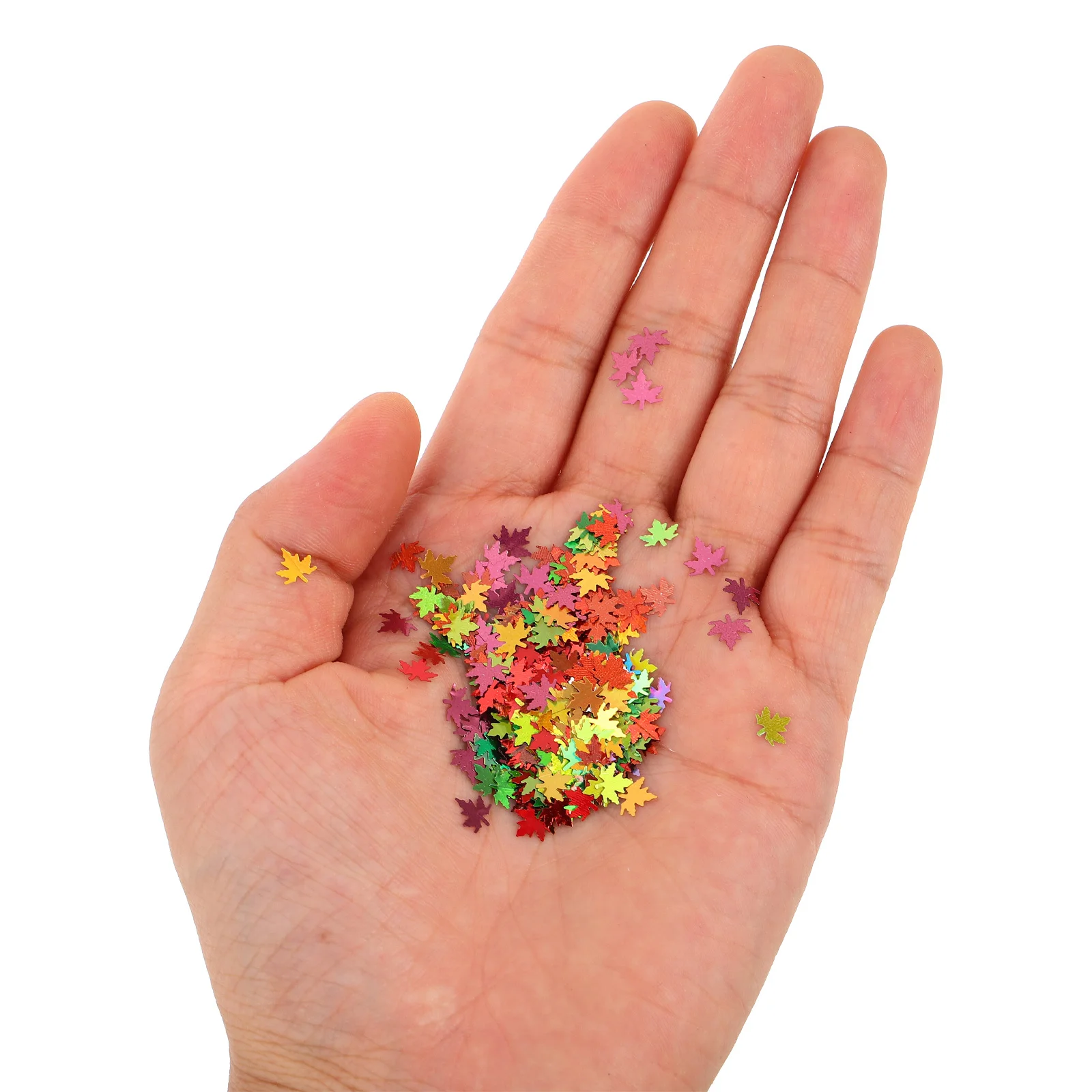 

3 Boxes Maple Leaf Nail Sequins Glitter Decorations Fall Manicure Thanksgiving Autumn Nail Art DIY Supplies Maple Leaf Nails