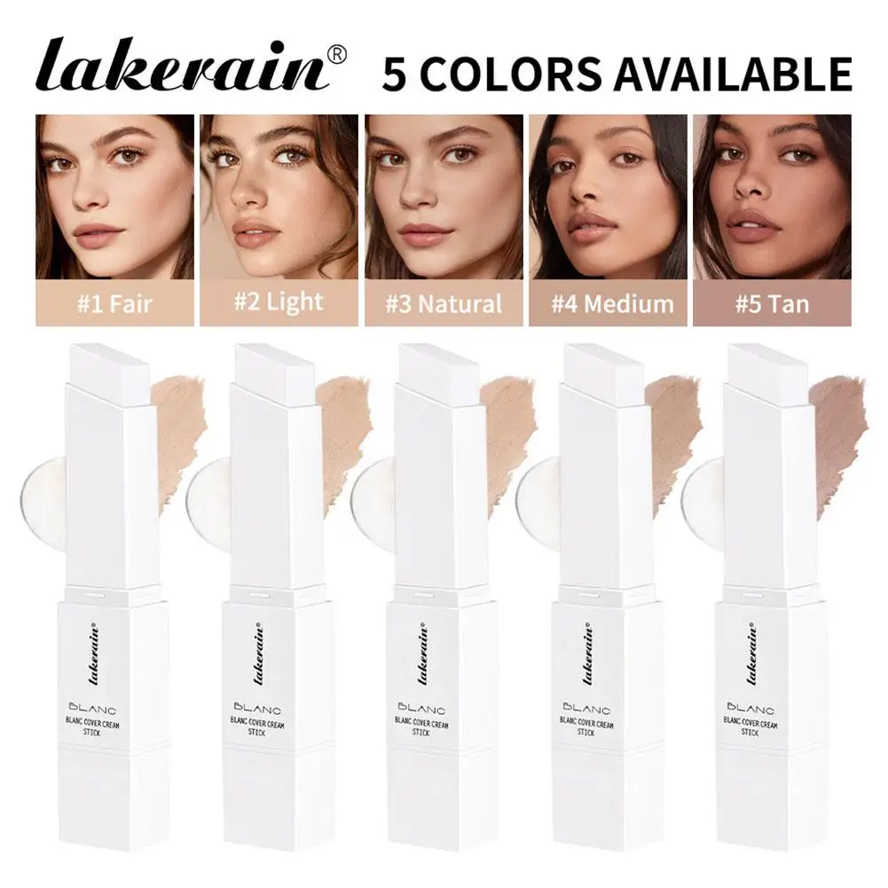 Color Changing White Foundation Concealer Adjusting Foundation Creamy Blendable Full Coverage Concealer For All Skin Types