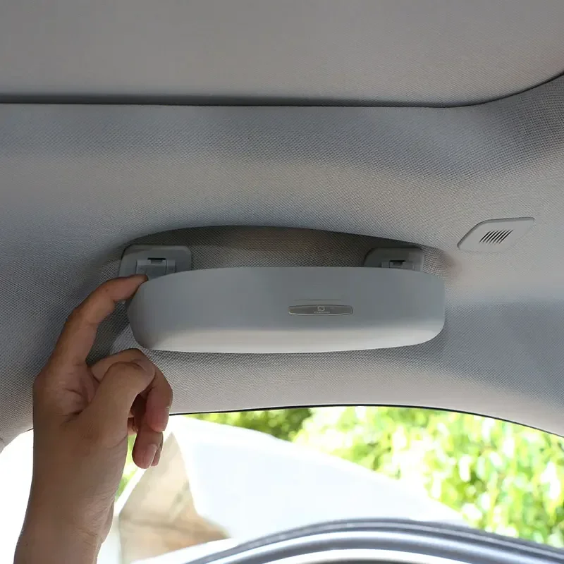 Estojo de óculos de carro para toyota camry rav4 chr corolla yaris 2014 - 2024 óculos de sol titular caixa de armazenamento acessórios oranizer